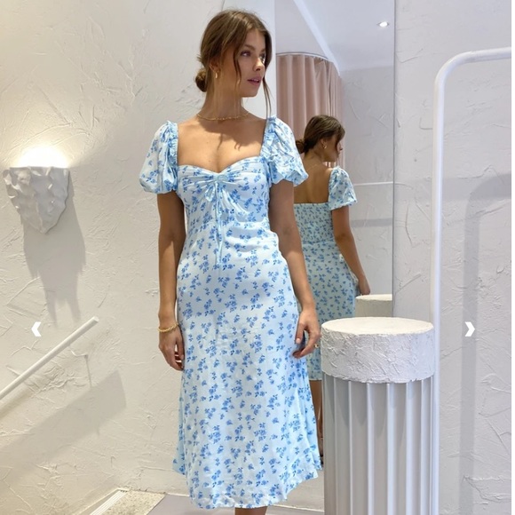 NWT Faithfull the Brand Juniper Midi Dress - Picture 5 of 7